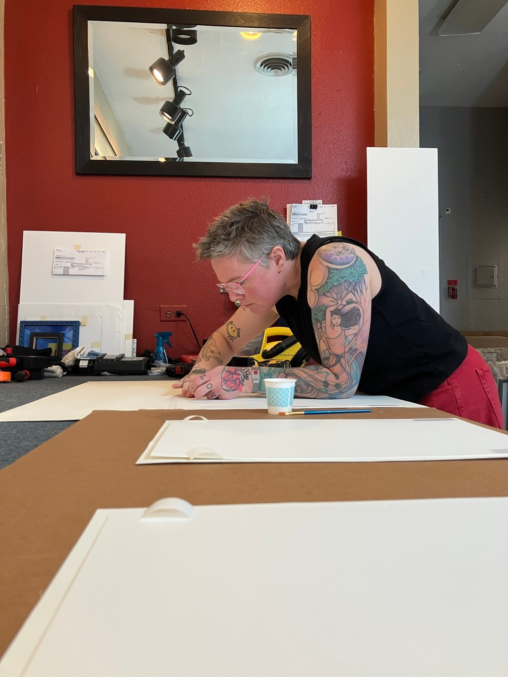 i framed more of my work last week&nbsp;:…)