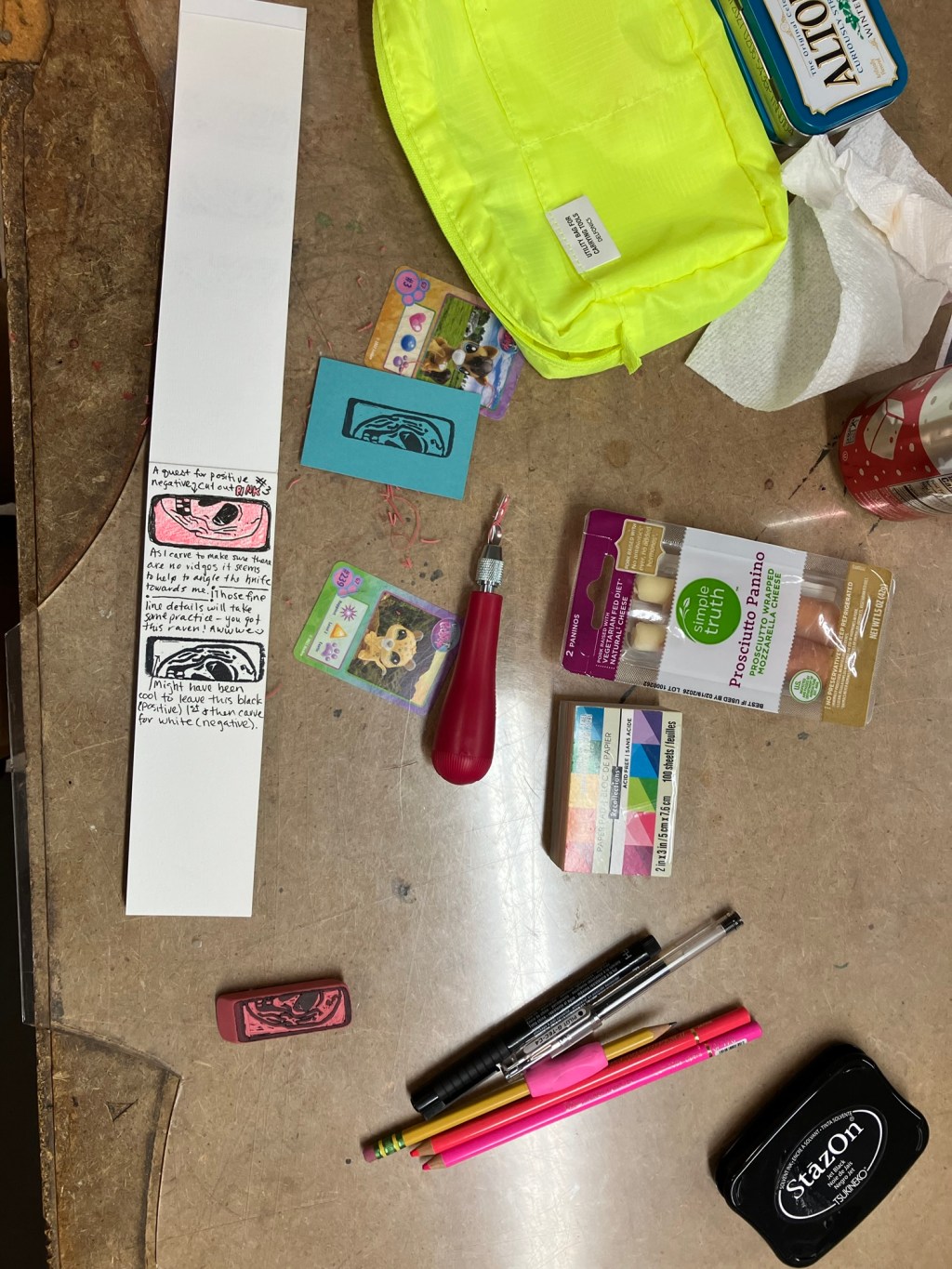 more teeny weeny block&nbsp;prints